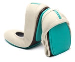 cream flats folded product shot