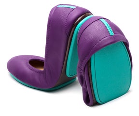 Lilac ballet flats