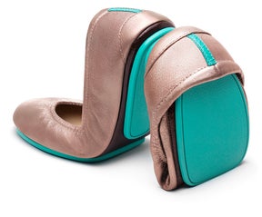 Rosé ballet flats