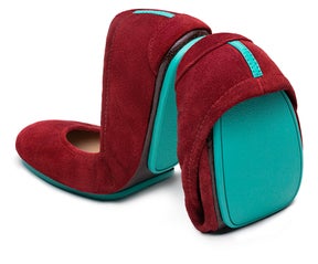 Rouge ballet flats