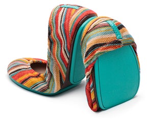 Sunset Stripe ballet flats